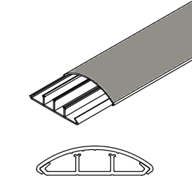 ARNOCANALI S.P.A - ARNKP1252.1 CANALE SOPRAPAVIMENTO 50X12 GRIGIO