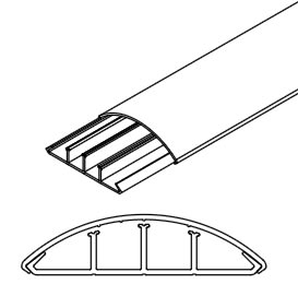 ARNOCANALI S.P.A - ARNKP1873.3 CANALE SOPRAPAVIMENTO 75X18 BIANCO