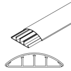 ARNOCANALI SPA - ARNKP1873.3 CANALE SOPRAPAVIMENTO 75X18 BIANCO