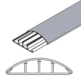 ARNOCANALI S.P.A - ARNKP1873A CANALE PAVIMENTO 75X18 ALLUMINIO