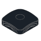 ARNOCANALI SPA - ARNKPD.2 SCATOLA DERIVAZIONE XKP NERO