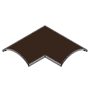 ARNOCANALI S.P.A - ARNKPW1252.5 CURVA PIANA X KP1252 MARRONE