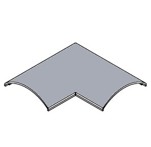 ARNOCANALI S.P.A - ARNKPW1252A CURVA PIANA X KP1252 ALLUMINIO