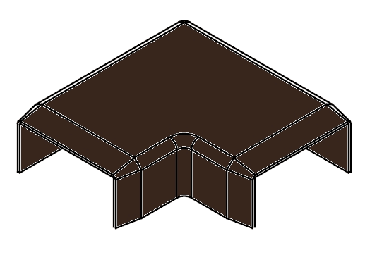 ARNOCANALI S.P.A - ARNKW1830.5 CURVA PIANA 30X18 MARRONE