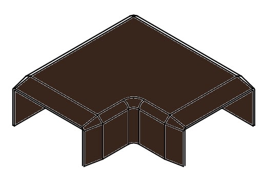 ARNOCANALI S.P.A - ARNKW1022.5 CURVA PIANA 21X10 MARRONE