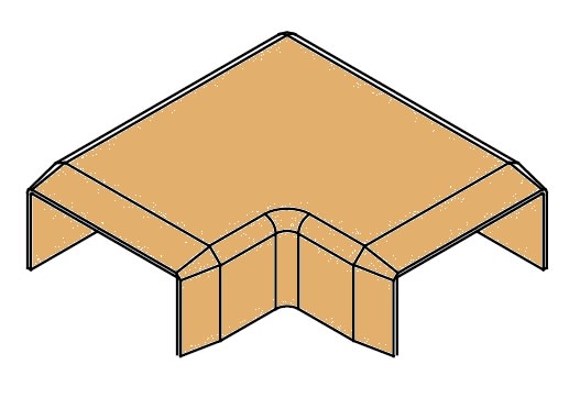 ARNOCANALI S.P.A - ARNKW1830.53 CURVA PIANA 30X18 LEGNO CHIARO