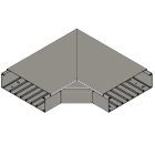 ARNOCANALI SPA - ARNKW60200.1 CURVA PIANA 200X60 GRIGIO