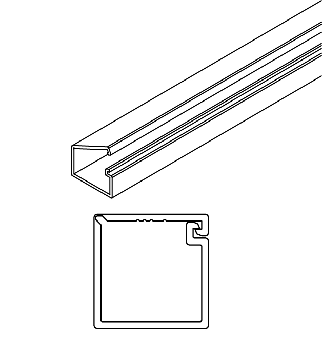 ARNOCANALI S.P.A - ARNLCD101.3 MINICANALE ADESIVO 17X17 BIANCO