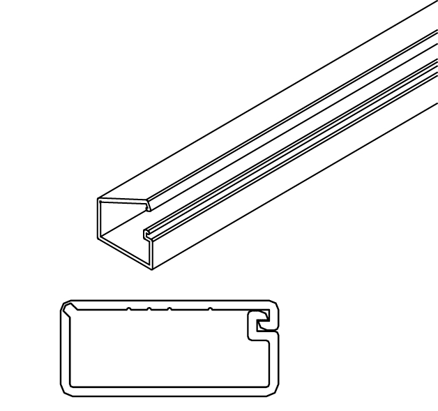 ARNOCANALI SPA ARNLCD98.3 MINICANALE ADESIVO 20X10 BIANCO