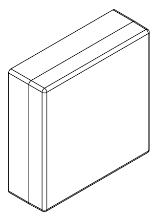 ARNOCANALI SPA ARNSD554.3 DERIVAZIONE 90X90X36 BIANCO PURO