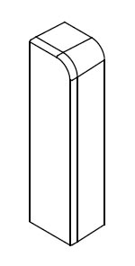ARNOCANALI S.P.A - ARNSFE70L.3 TERMINALE SX X KB72 BIANCO
