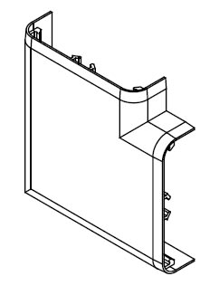 ARNOCANALI S.P.A - ARNTW70.3 CURVA PIANA FISSA X KC72 BIANCO