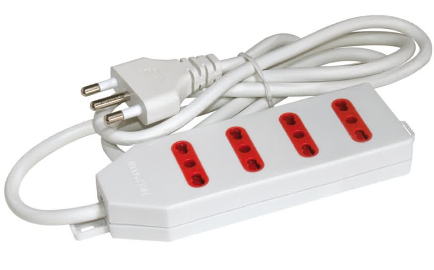 ARTELETA INTERNATION - ARTRL.1114 MULTIPRESA 4 PRESE 10/16A FLAT BIAN