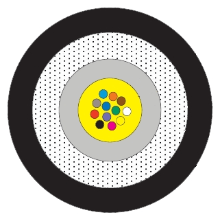 ACOME S.A - AS2B1049A 12 FO CLT DIEL 50/125 OM3 PE USO EST.