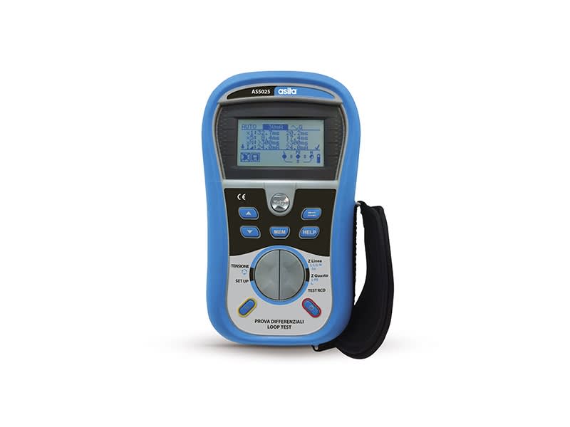 ASITA - ASIAS5025 PROVA DIFFERENZIALI-LOOP TESTER CON MEMO