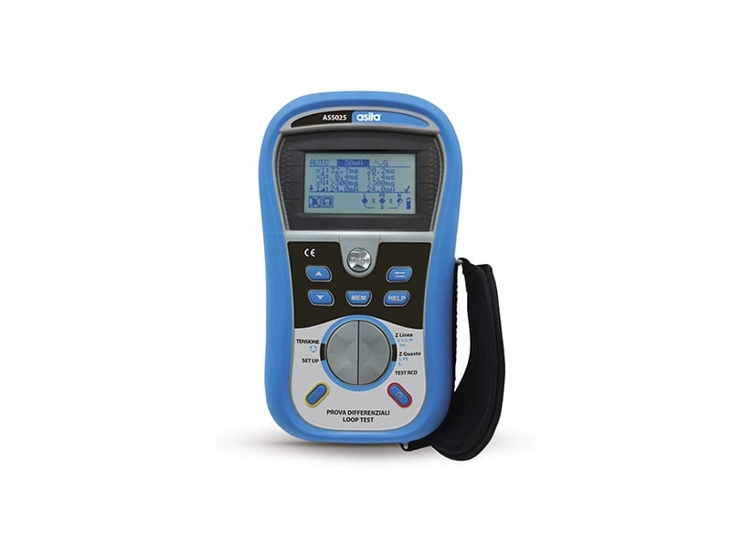 ASITA ASIAS5025 PROVA DIFFERENZIALI-LOOP TESTER CON MEMO