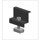 ALUSISTEMI - ALUATL004.8030-N MORSETTO FINALE FISS. PANN. - CON VITE +