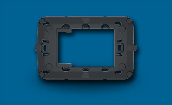 AERTECNICA S.P.A. - ATNNA695 SUPPORTO ADATT. PLACCA VIMAR GRIGIO SCUR