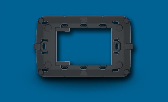 AERTECNICA SPA ATNNA695 SUPPORTO ADATT. PLACCA VIMAR GRIGIO SCUR