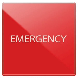 AVE - AVE442025RS/2 PULSANTE EMERGEN.NA+NC ROSSO S44 2M