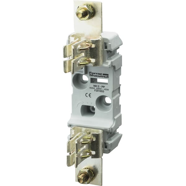 MERSEN ITALIA SPA - XESBB21PP BASI PER FUS. NH2 PLASTICA 1 POLO BB21PP