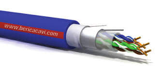 BERICA CAVI S.P.A. - BECB7504CA24BLUM FTP SCH.ALLUMINIO 4X2XAWG24 CAT. 5E BLU