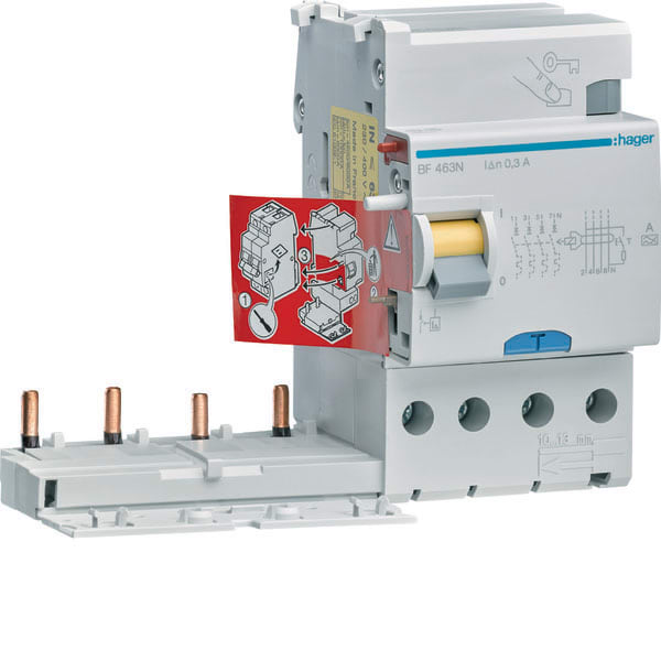 HAGER HAGBF463N B. DIFF. 4P 300MA <63A A 3M