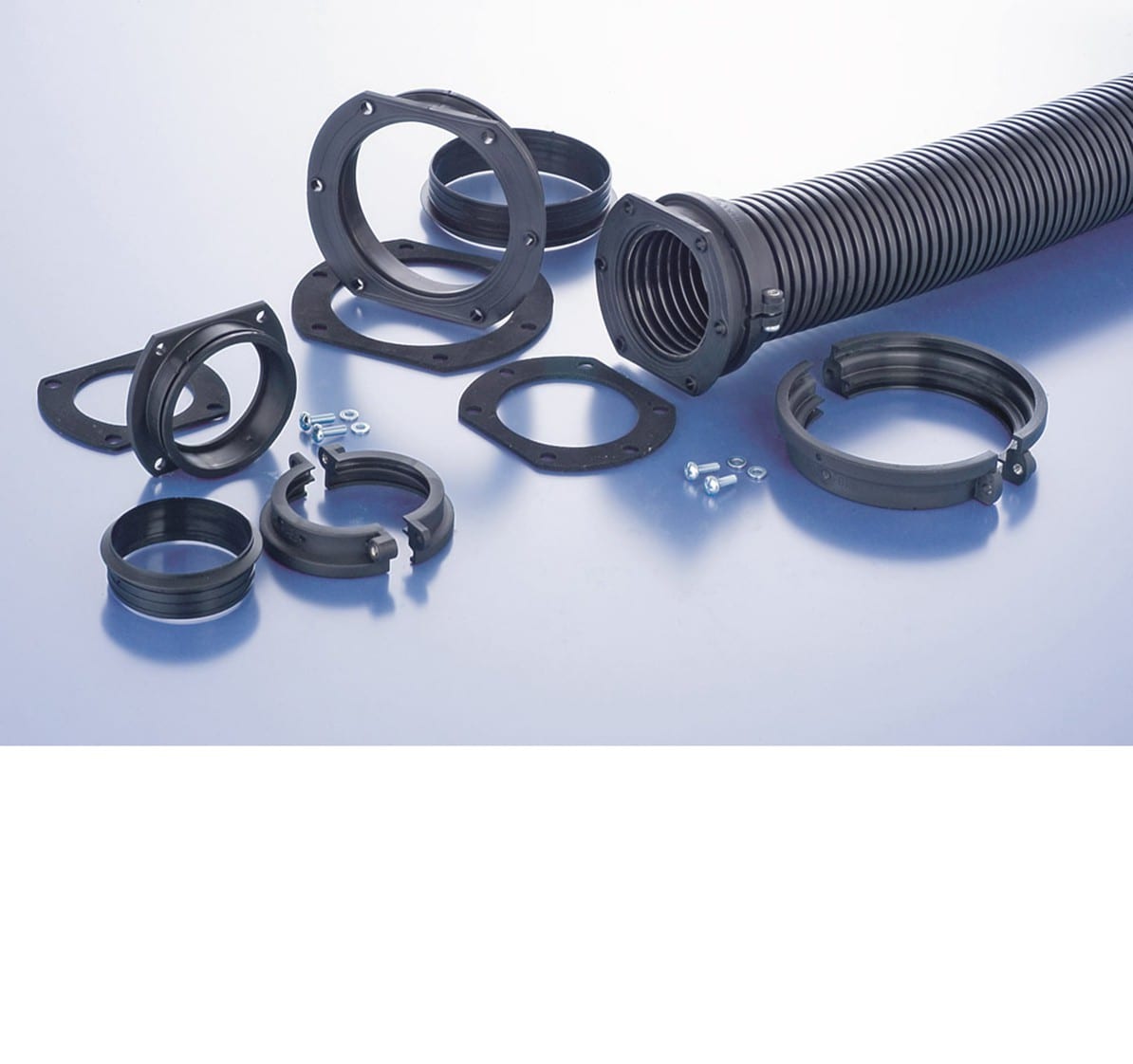 ABB SPA ABBBGG-70 RACC.A FLANGIA DIRITTO DN070 PA6 BK IP6