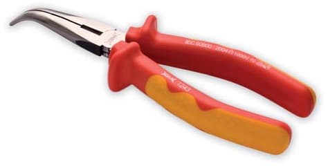 BM SPA BMM1243 PINZA CICOGNA CURVA 200 ISOL. VDE