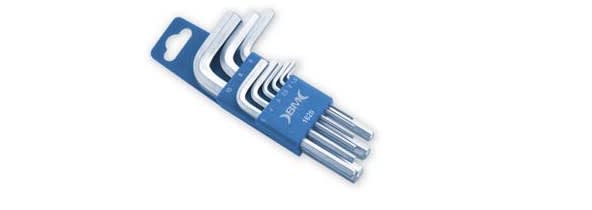 BM S.P.A. - BMM1620 CHIAVI A BRUGOLA SET 9 PZ