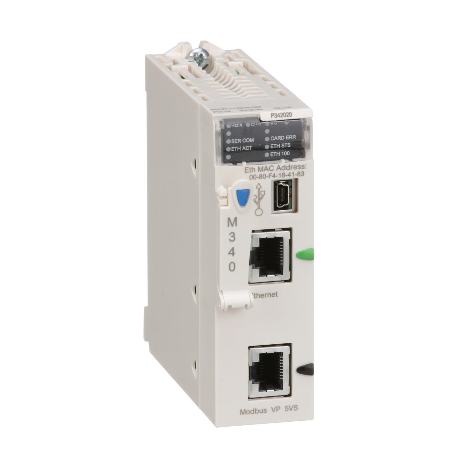 SCHNEIDER ELECTRIC SNRBMXP342020 PROCESSORE M340 20 MODBUS ETHERNET