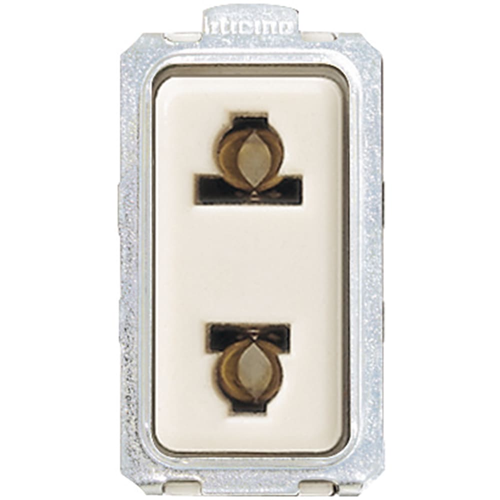 BTICINO BTI5025R MAGIC - PRESA STD EURO-US 2P 16A RINFORZ
