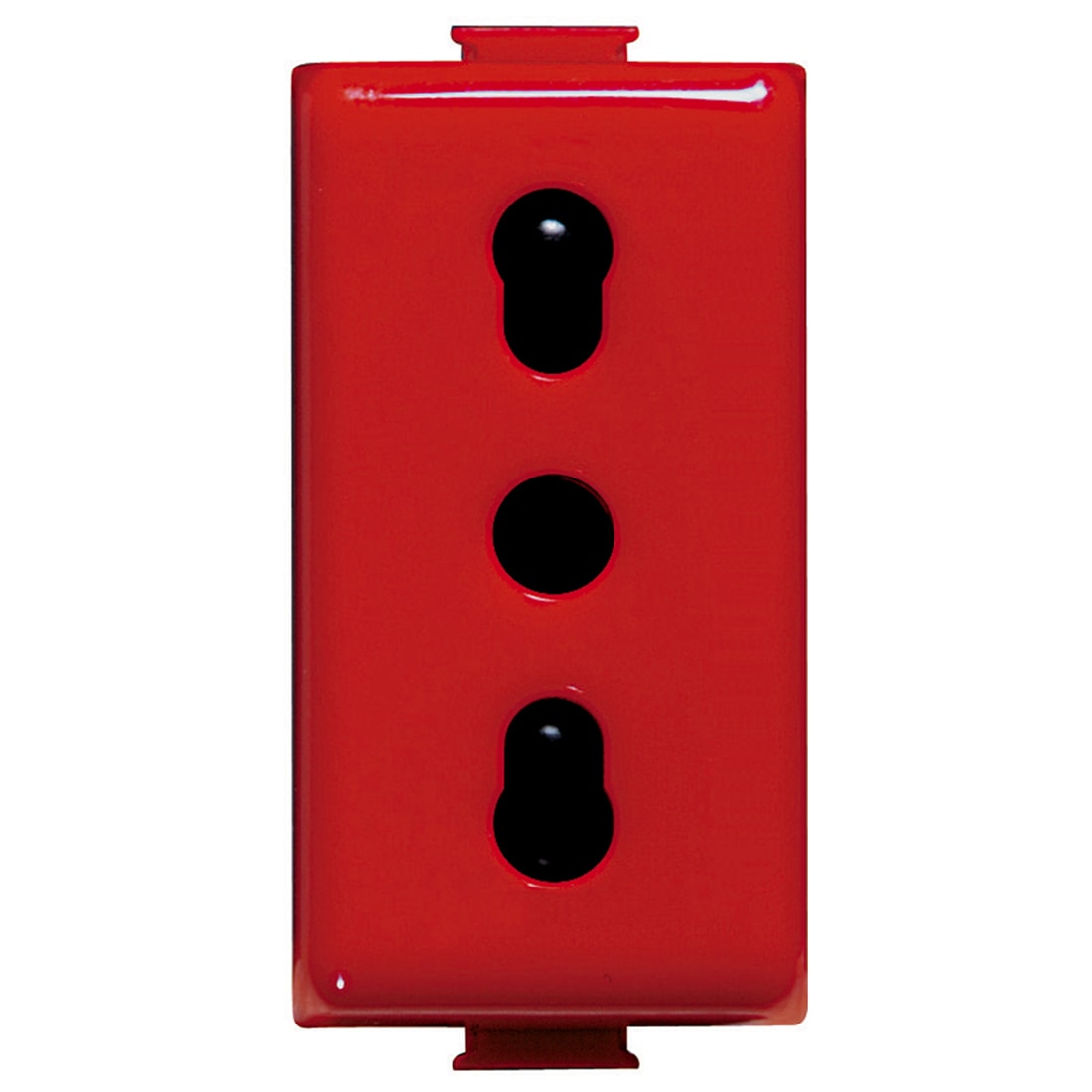BTICINO BTIA5180RAB MATIX - PRESA STD ITA 10/16A ROSSA ANTIB