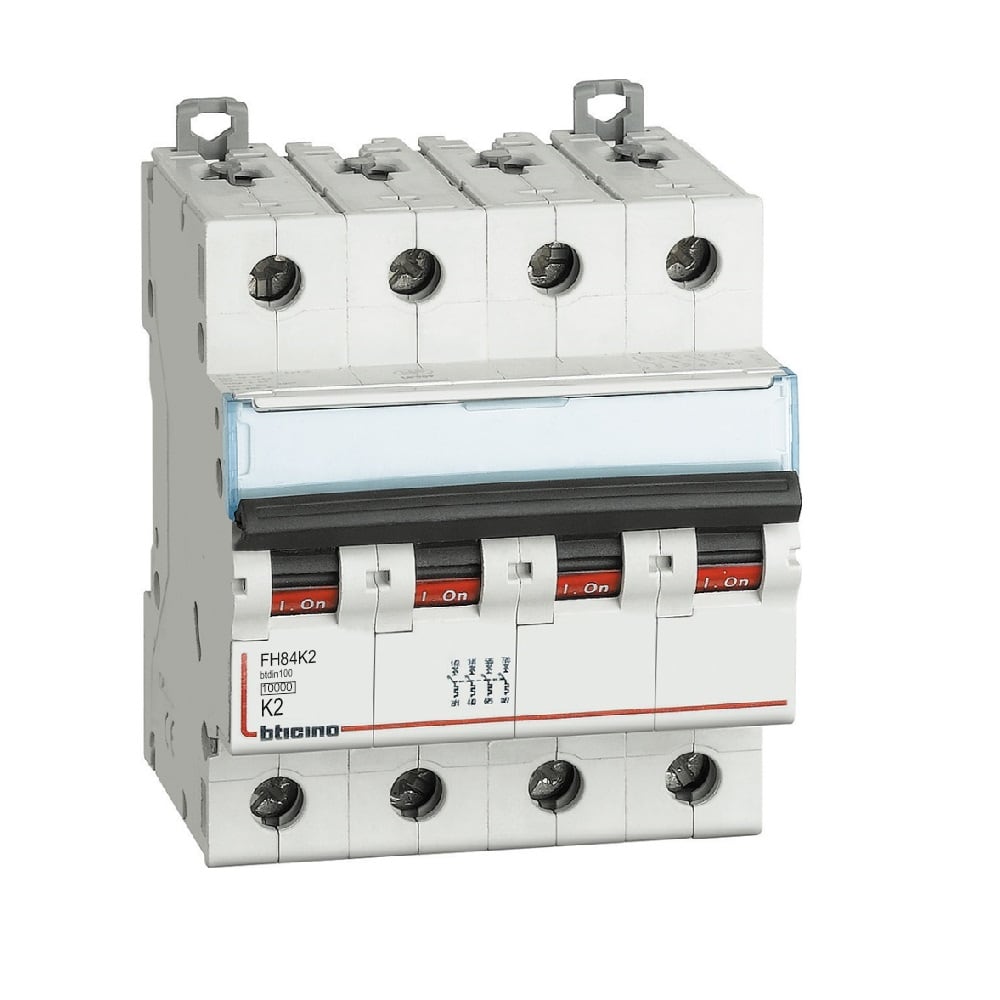 BTICINO BTIFH84K2 BTDIN100 - MAGNETOT 4P CURVA K 2A 10KA