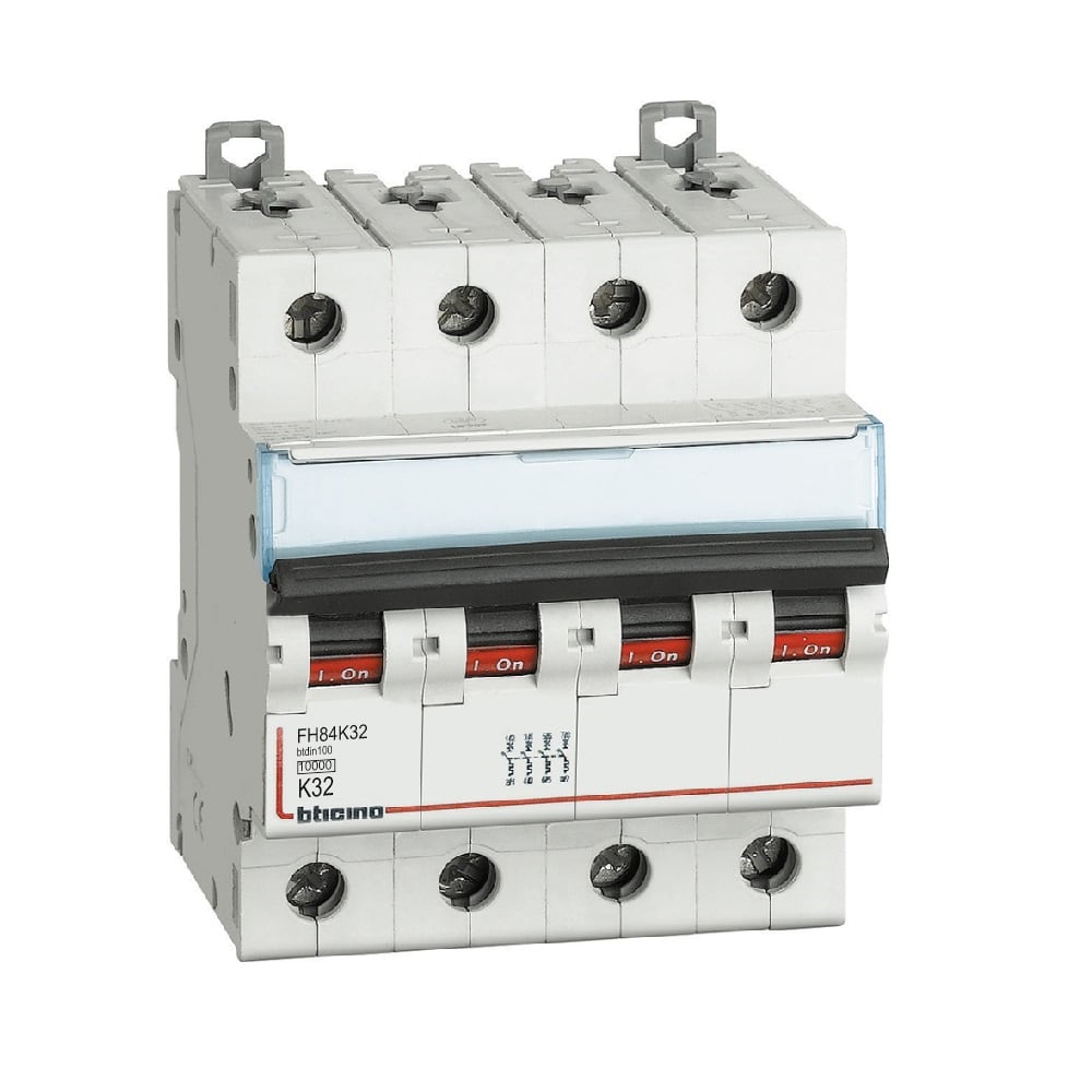 BTICINO BTIFH84K32 BTDIN100 - MAGNETOT 4P CURVA K 32A 10KA