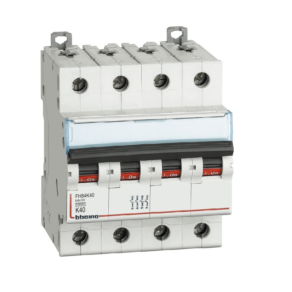 BTICINO BTIFH84K40 BTDIN100 - MAGNETOT 4P CURVA K 40A 10KA