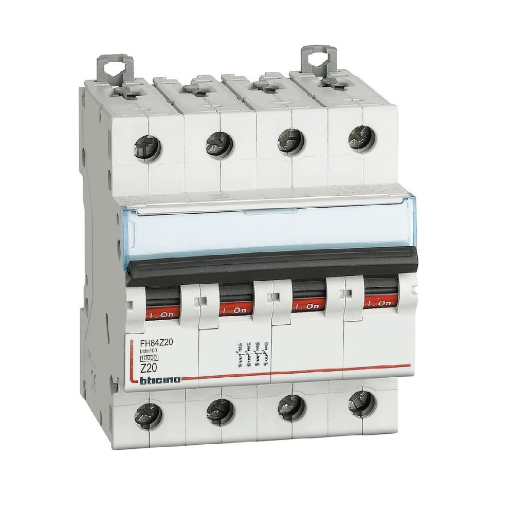 BTICINO BTIFH84Z20 BTDIN100 - MAGNETOT 4P CURVA Z 20A 10KA