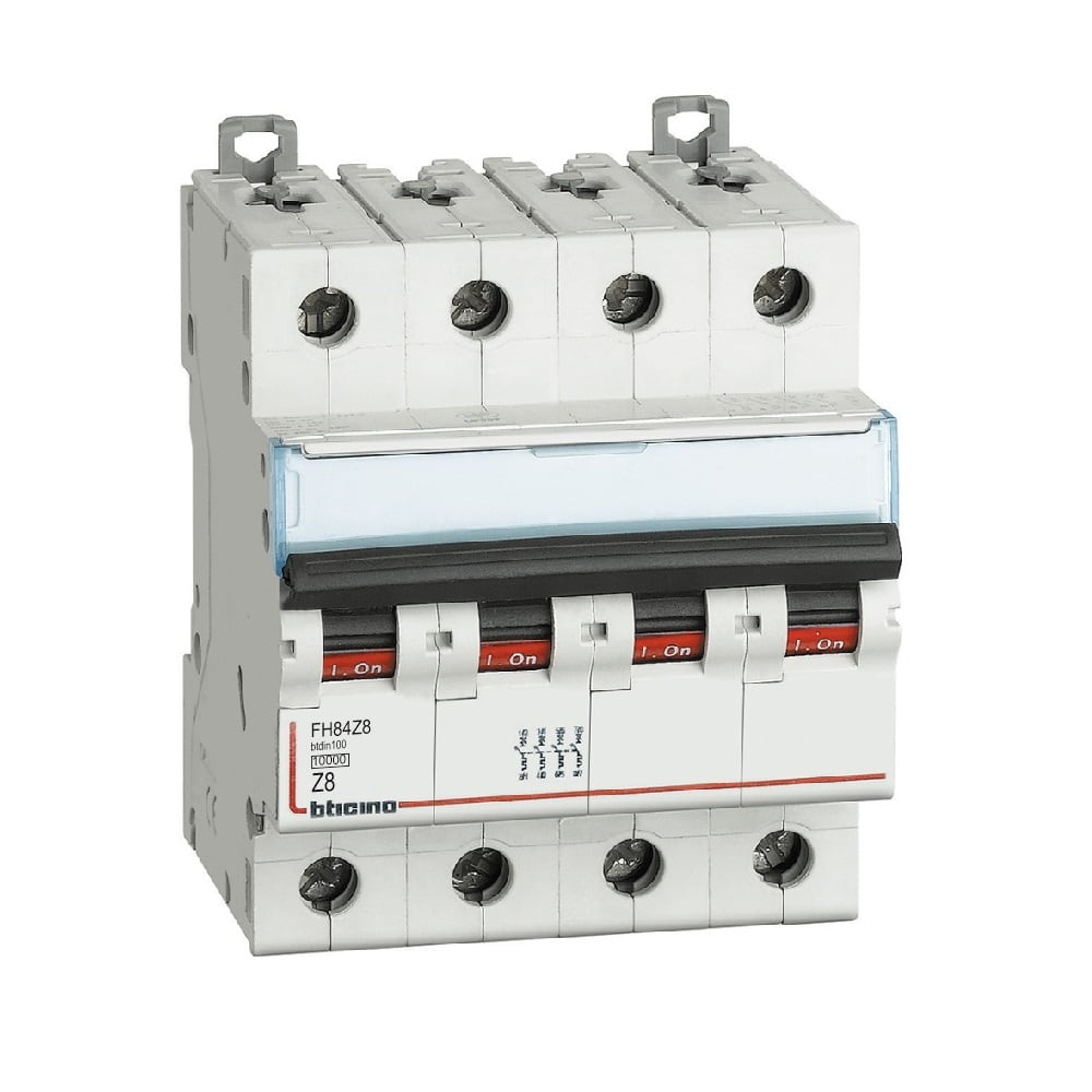 BTICINO BTIFH84Z8 BTDIN100 - MAGNETOT 4P CURVA Z 8A 10KA