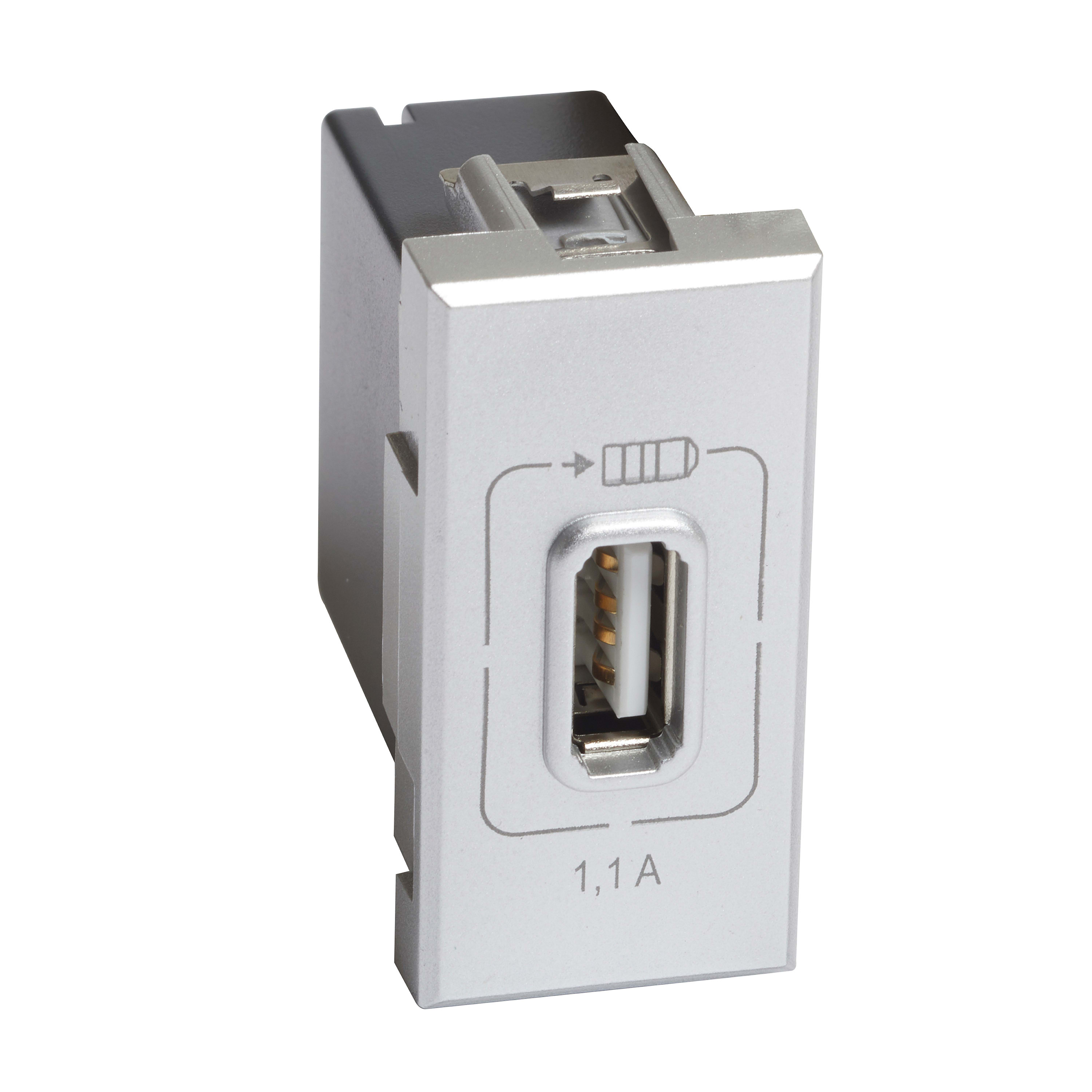 BTICINO BTIHC4285C1 AXOLUTE - CARICATORE USB TECH