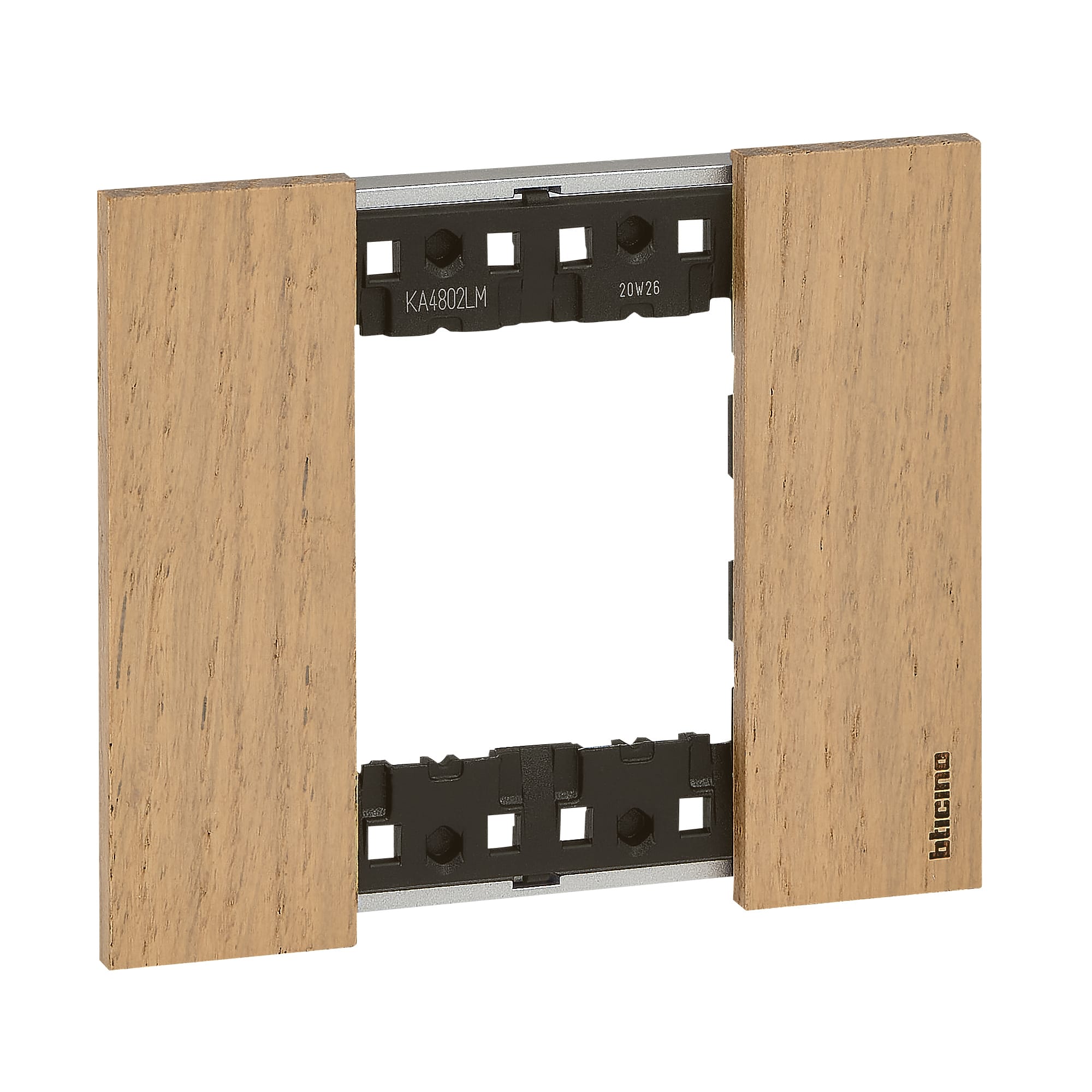 BTICINO BTIKA4802LM L.NOW- PLACCA 2P ROVERE