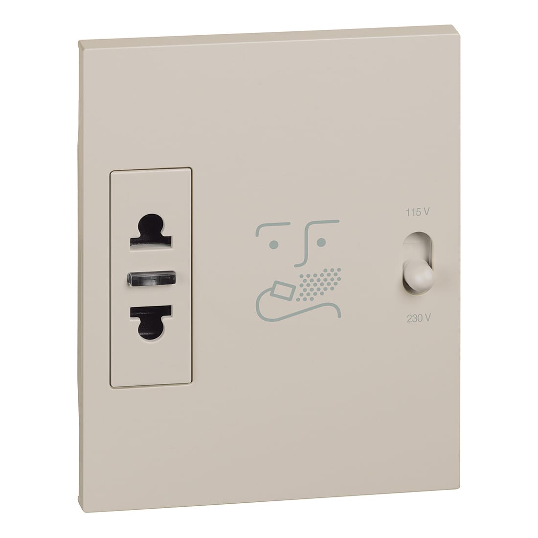 BTICINO BTIKM4177 L.NOW - PRESA RASOIO 230V SABBIA