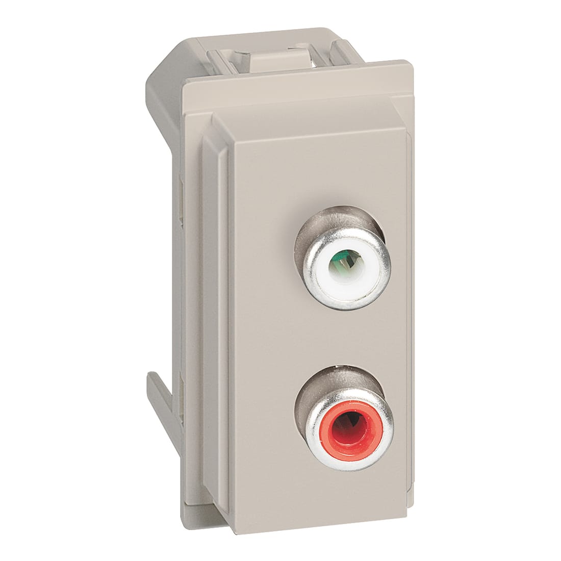 BTICINO BTIKM4269R L.NOW - MODULO DOPPIO RCA SABBIA