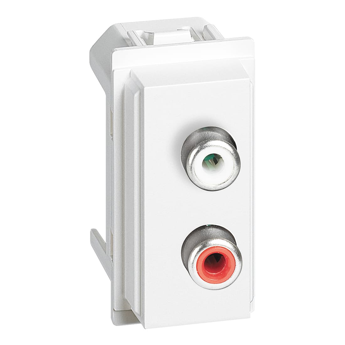 BTICINO BTIKW4269R L.NOW - MODULO DOPPIO RCA BIANCO
