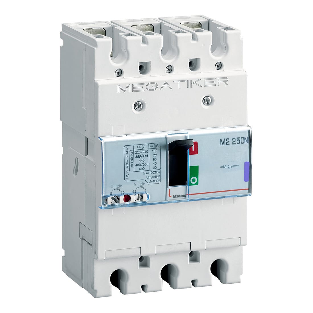 BTICINO BTIT723S250 MS2 250- INTERRUTTORE DI MANOVRA 3P 250A