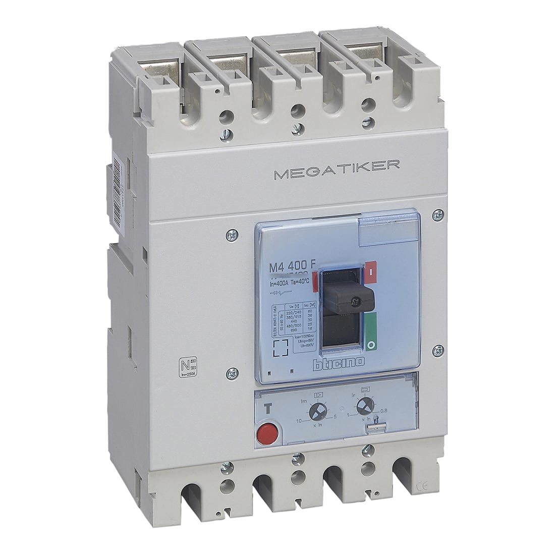 BTICINO BTIT744F400MP MEGA MP4 630 36KA 4P 400A
