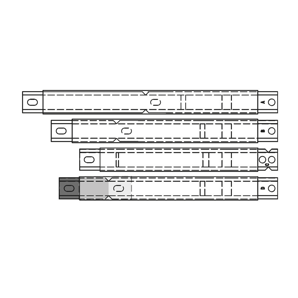 BTICINO BTITKC630 KIT COLLEGAM M630 ORIZ BARRE FINO 630A I