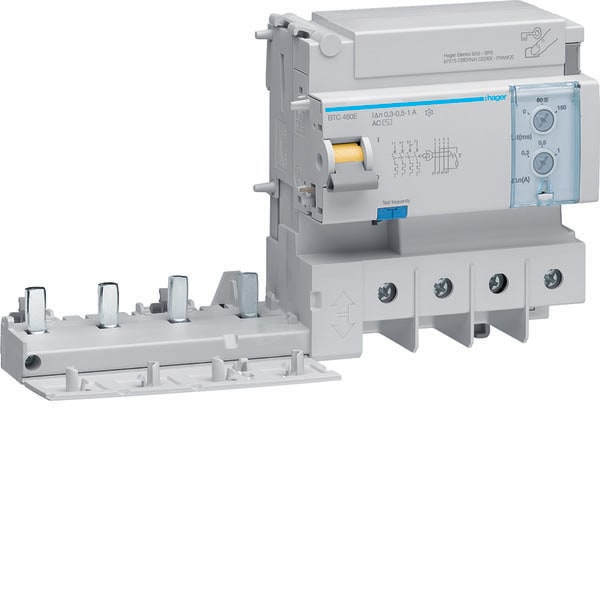 HAGER HAGBTC480E BLOCCO DIFF. 125A 300-500-1000MA AC REG