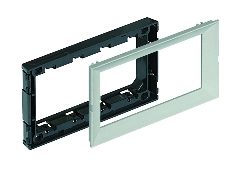 BTICINO S.P.A. - BTI150675 TORRETTE - SUPPORTO LL 4P+MOSTRINA GRIGI
