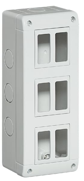 BTICINO S.P.A. - BTI25406V IDROBOX MATIX - CUSTODIA IP40 6P VERT