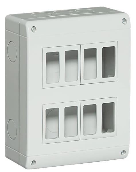 BTICINO S.P.A. - BTI25408V IDROBOX MATIX - CUSTODIA IP40 8P VERT